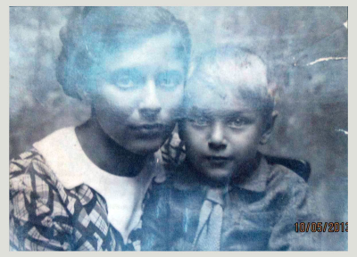 Маленький Георгий Ассель с мамой Леонтиной Лембит