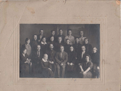Барнаульский педагогический техникум. 1928 г. 3 курс
