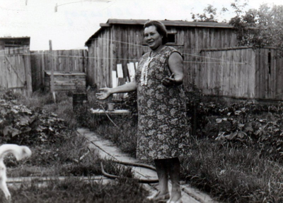 1976 год. Евдокия в гостях в Славгороде (Алтайский край)