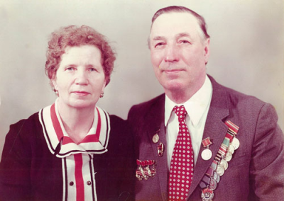Параев Павел Андреевич с женой