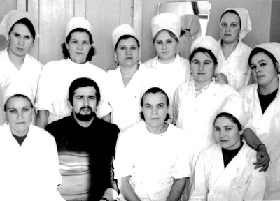 Наталья Романовна с коллегами