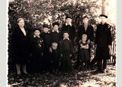 Семья Бухтияровых, осень 1960 г.