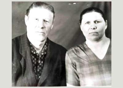 Сарин И.К. с женой Екатериной Гавриловной, 1970 год