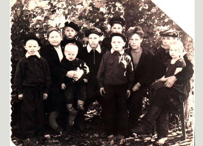 Семья Бухтияровых, лето 1961 г.