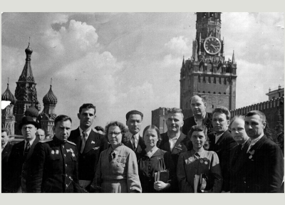 У.Лыкова в Москве, 1948 г.