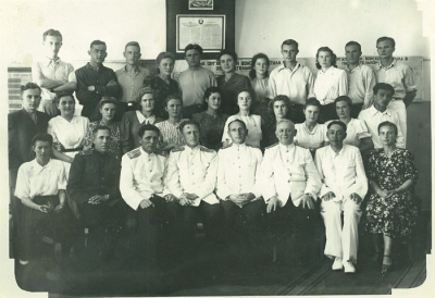 Военная кафедра г. Фрунзе 1947 г.