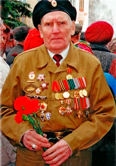Терехов А.М. на параде 9 мая