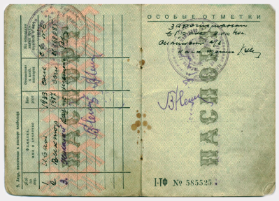 Паспорт Алешкина Петра Павловича, стр.3
