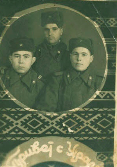 Альтафов Г.А. слева. Урал, 1950 г.