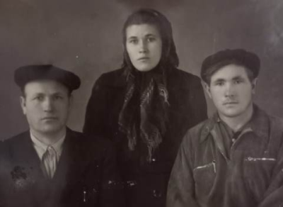 Панков И. И. с дочерью и сыном